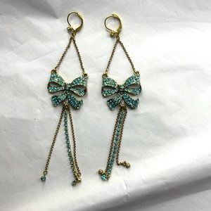 Betsey Johnson Bow Earrings